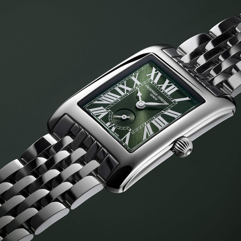 Frederique Constant Classics Carrée Small Seconds (FC-235GR2C6B) aus Edelstahl