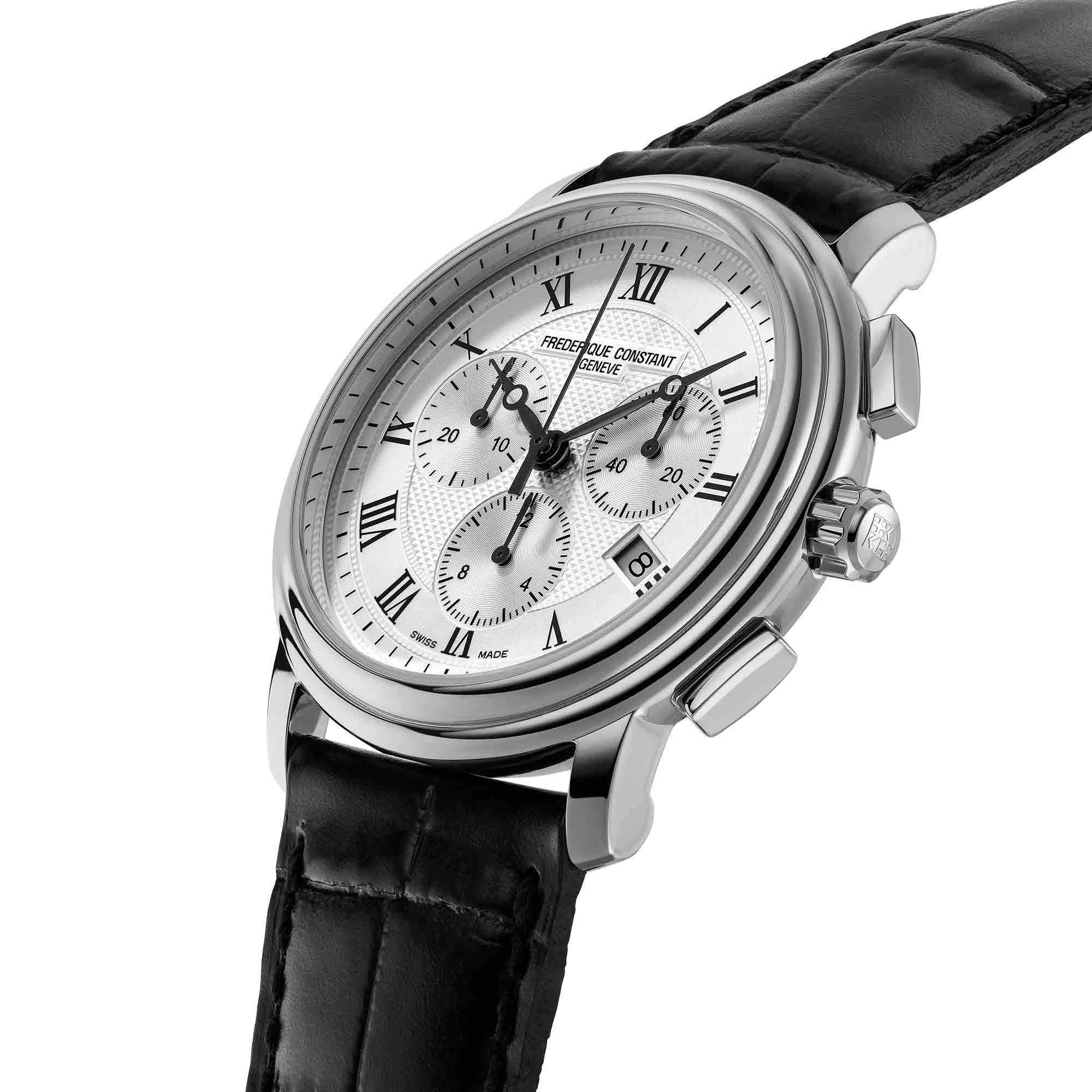 Frederique Constant Classics Chronograph (FC-292MC4P6) aus Silber