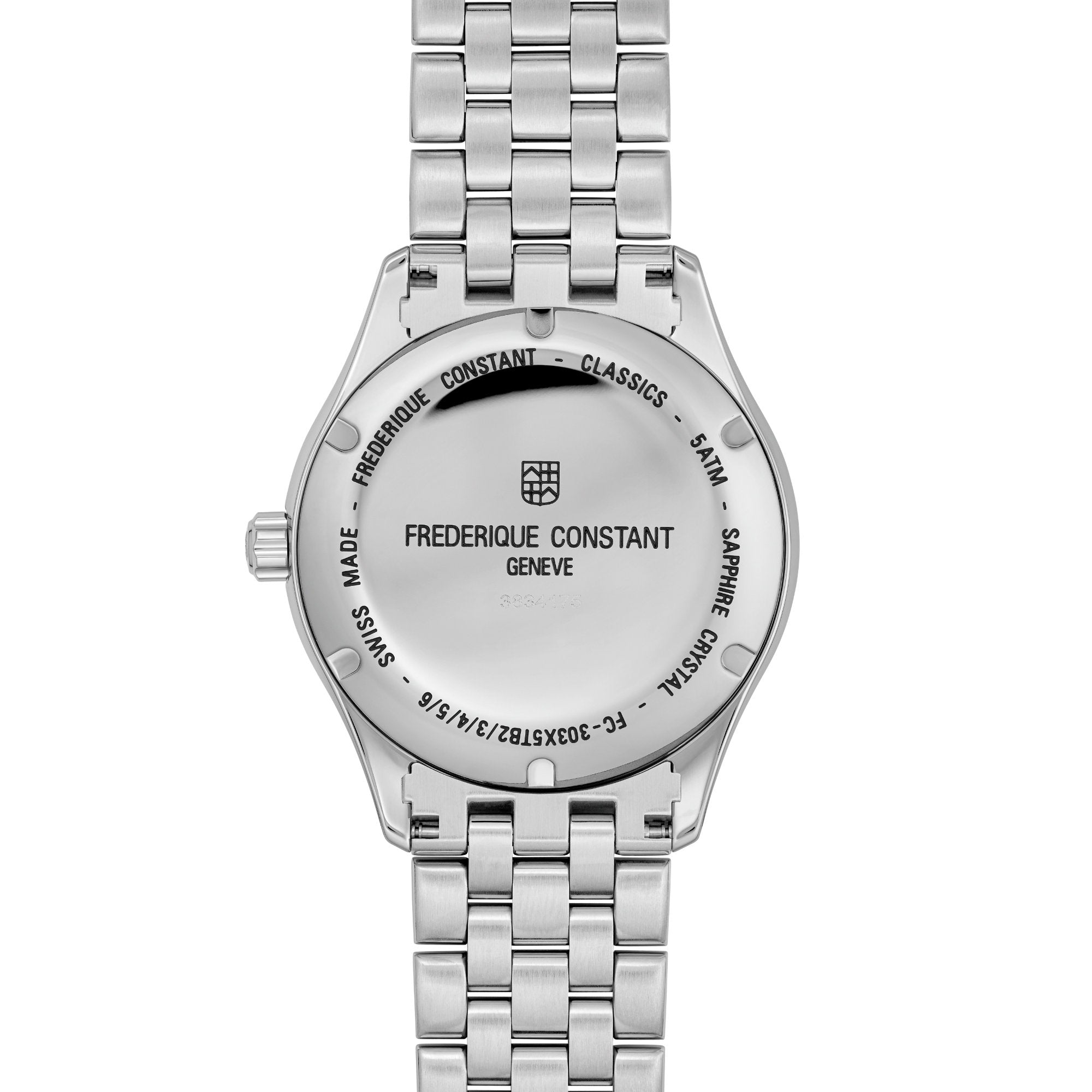 Frederique Constant Classics Index Automatic (FC-303GR5B6B) aus Edelstahl