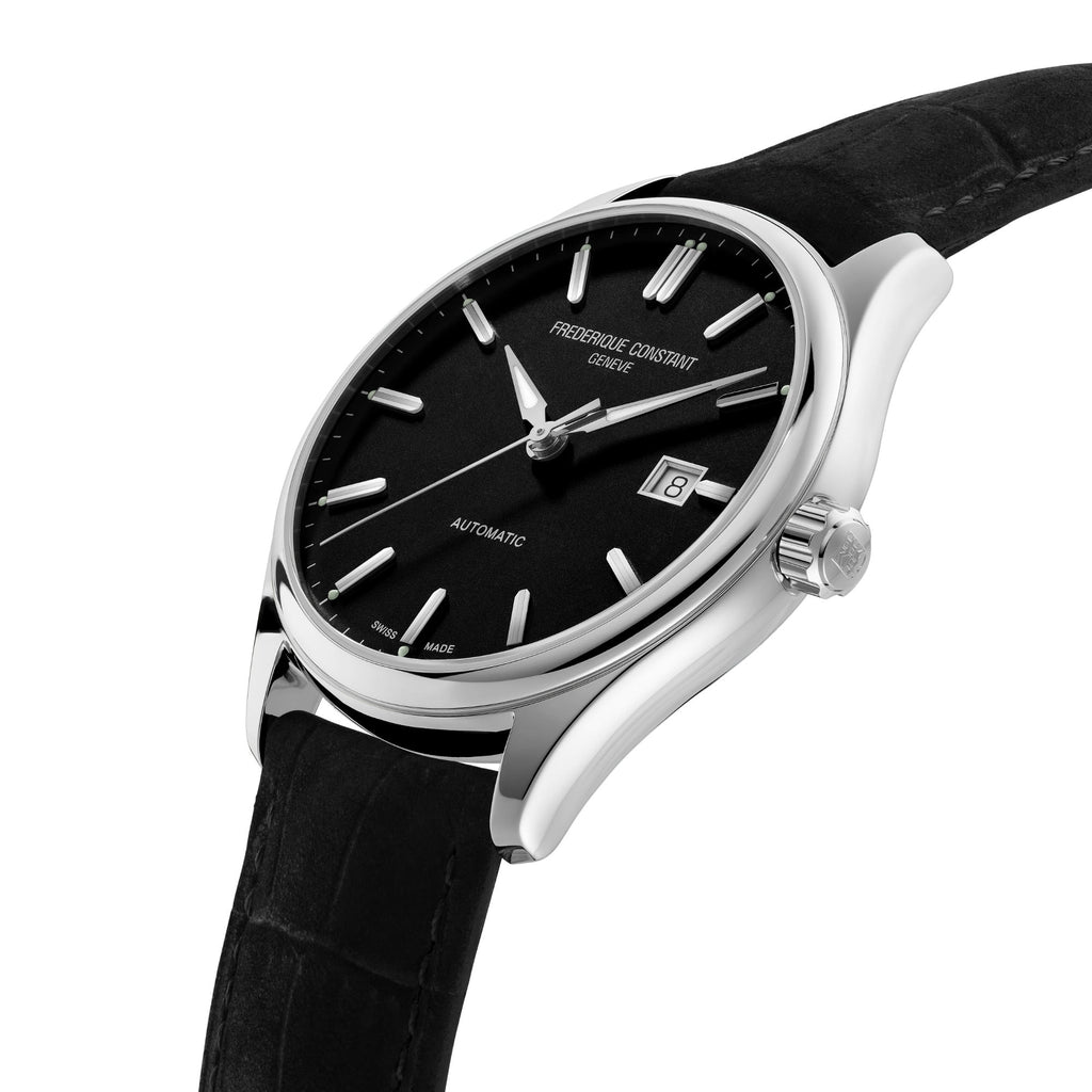 Frederique Constant Classics Index Automatic (FC-303NB5B6) aus Leder, Edelstahl