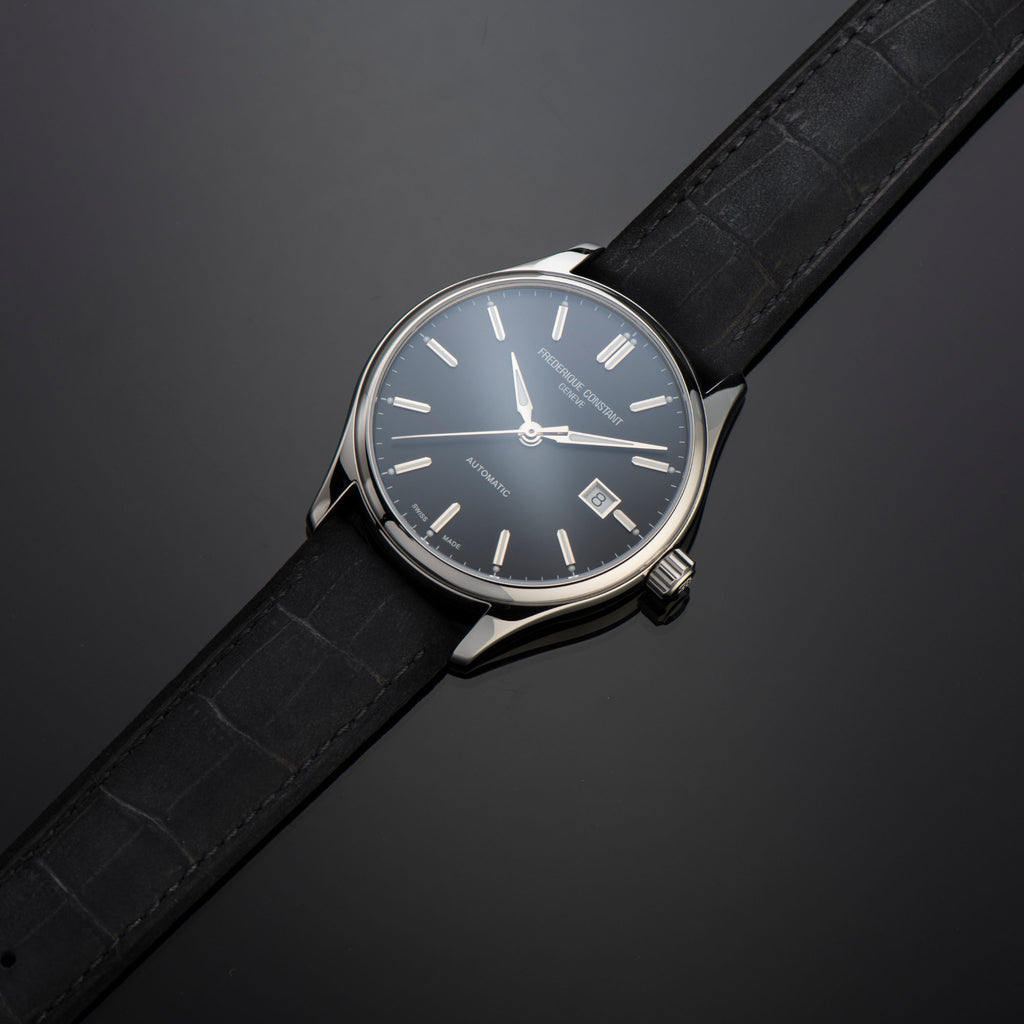 Frederique Constant Classics Index Automatic (FC-303NB5B6) aus Leder, Edelstahl