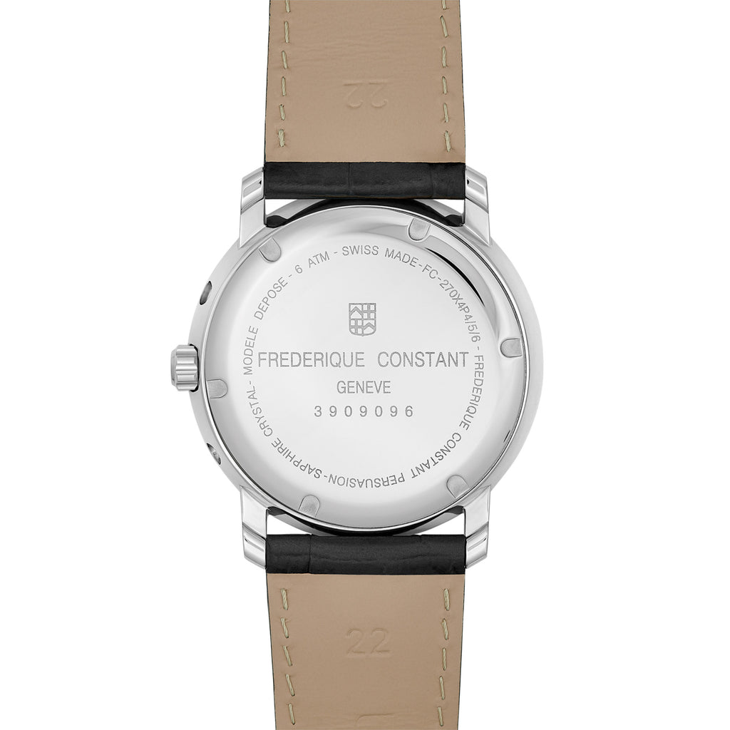 Frederique Constant Classics Index Business Timer (FC-270SW4P26) aus Silber