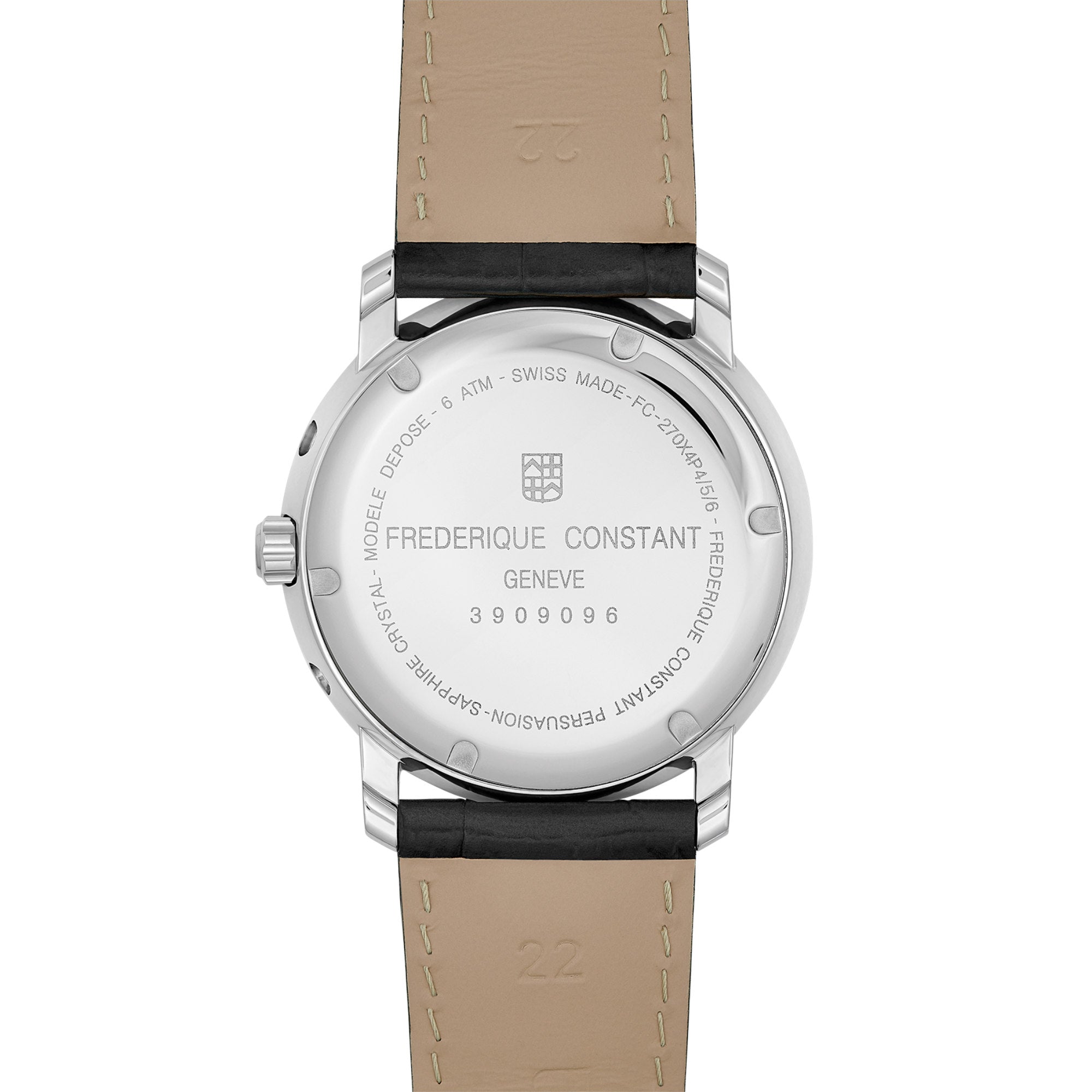 Frederique Constant Classics Index Business Timer (FC-270SW4P26) aus Silber