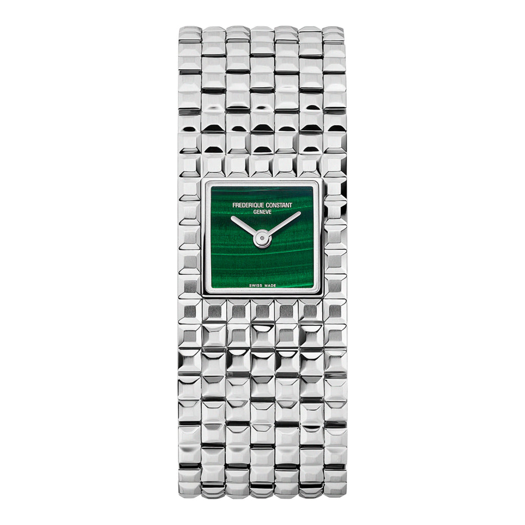 Frederique Constant Classics Manchette (FC-200MA1MC6B) aus Edelstahl mit Malachit