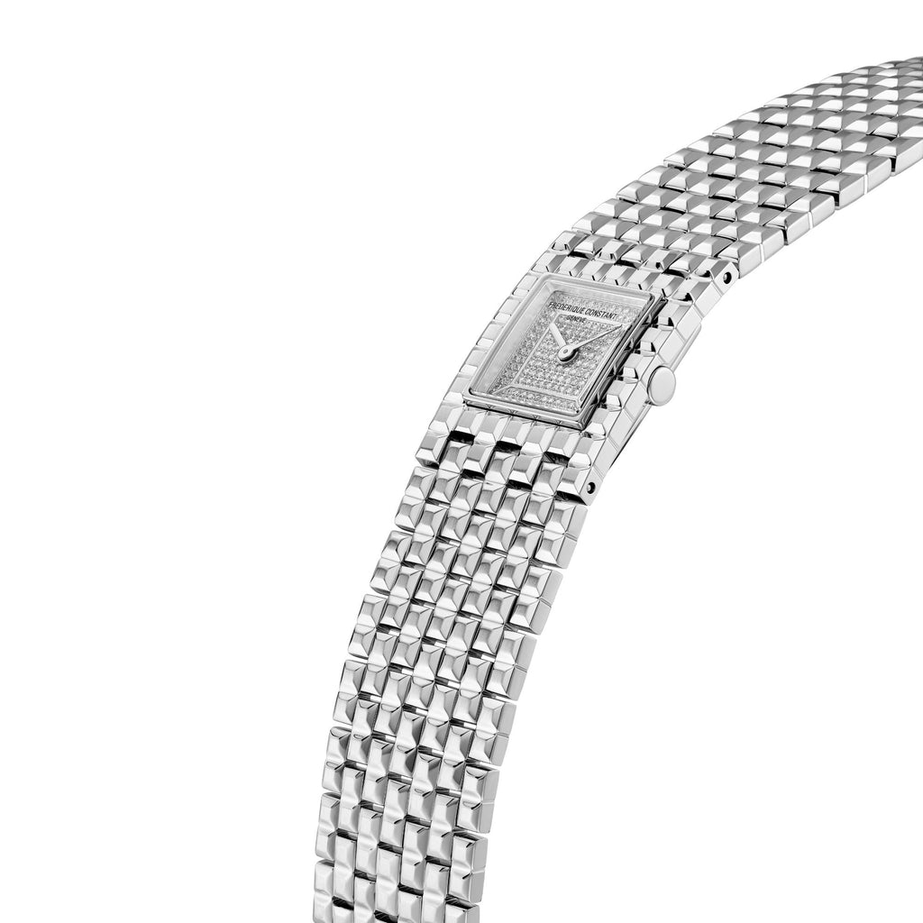 Frederique Constant Classics Manchette (FC-200PVD1MC6B) aus Edelstahl mit Diamant