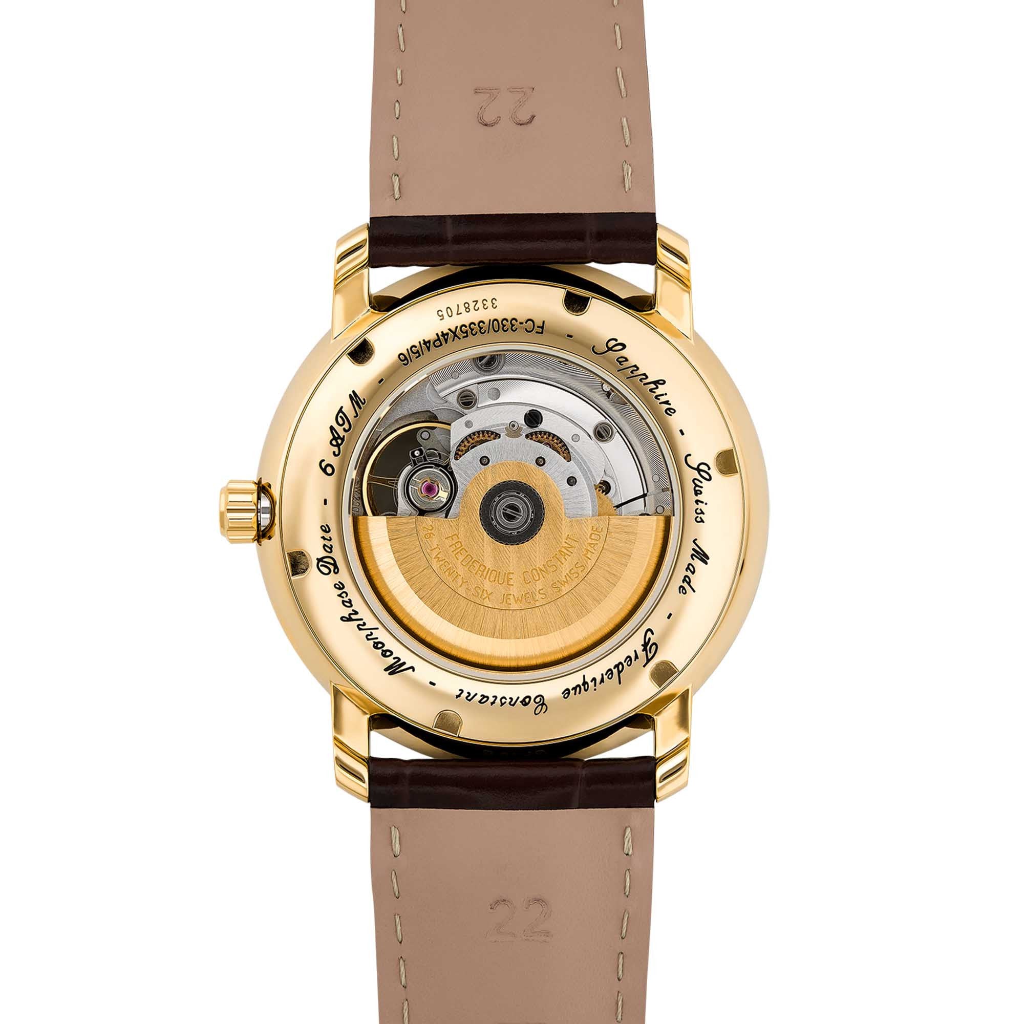 Frederique Constant Classics Mondphase (FC-335MC4P5) aus Bicolor-Gold