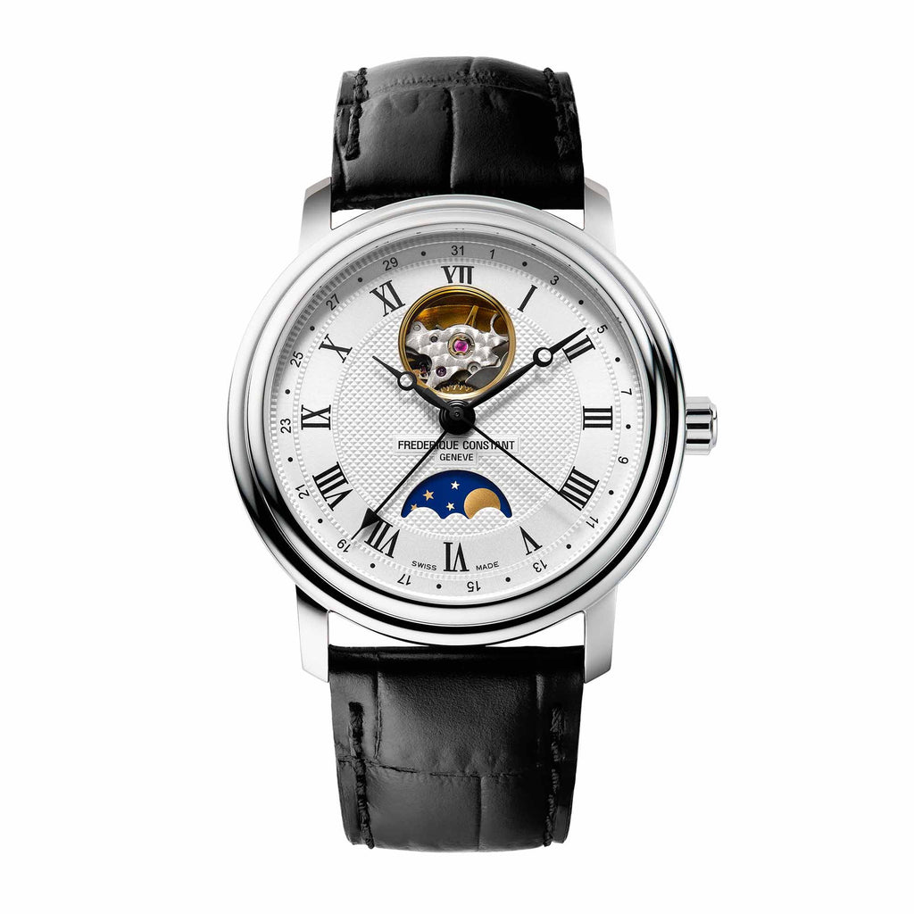 Frederique Constant Classics Mondphase (FC-335MC4P6) aus Silber