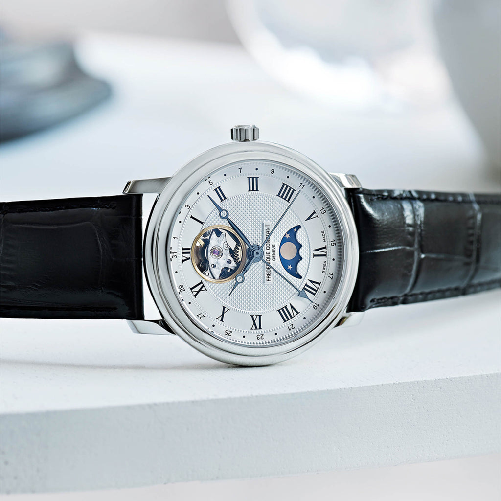 Frederique Constant Classics Mondphase (FC-335MC4P6) aus Silber
