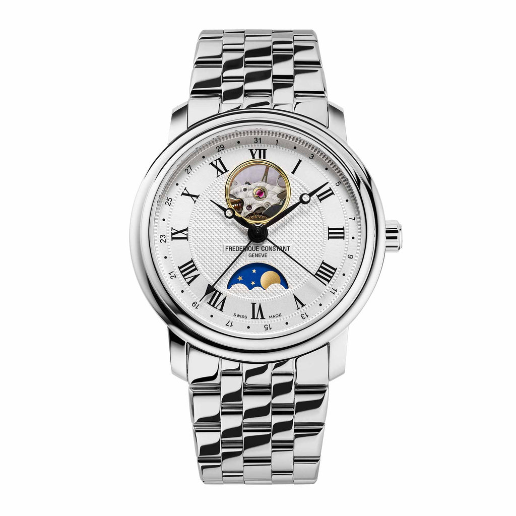 Frederique Constant Classics Mondphase (FC-335MC4P6B2) aus Silber