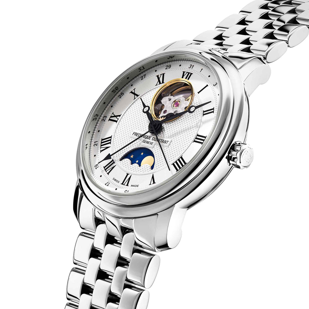 Frederique Constant Classics Mondphase (FC-335MC4P6B2) aus Silber