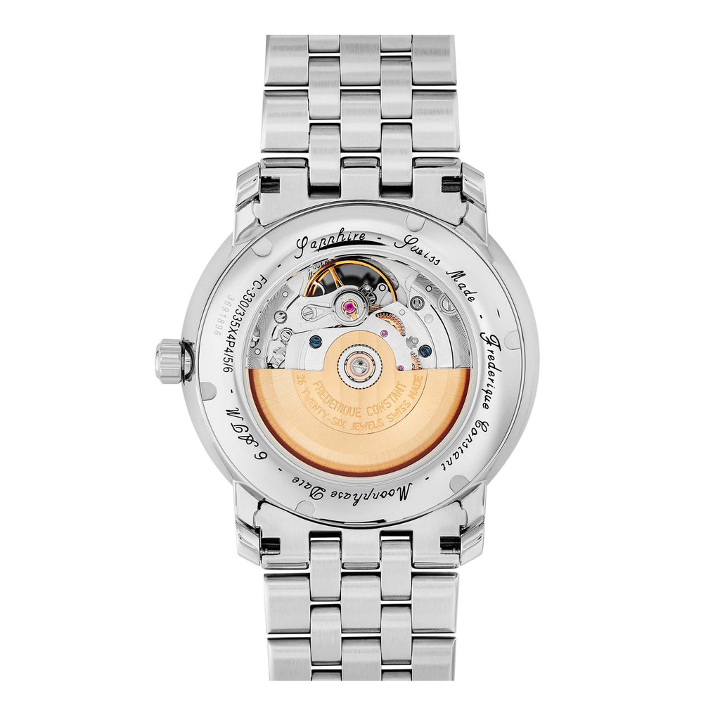 Frederique Constant Classics Mondphase (FC-335MC4P6B2) aus Silber