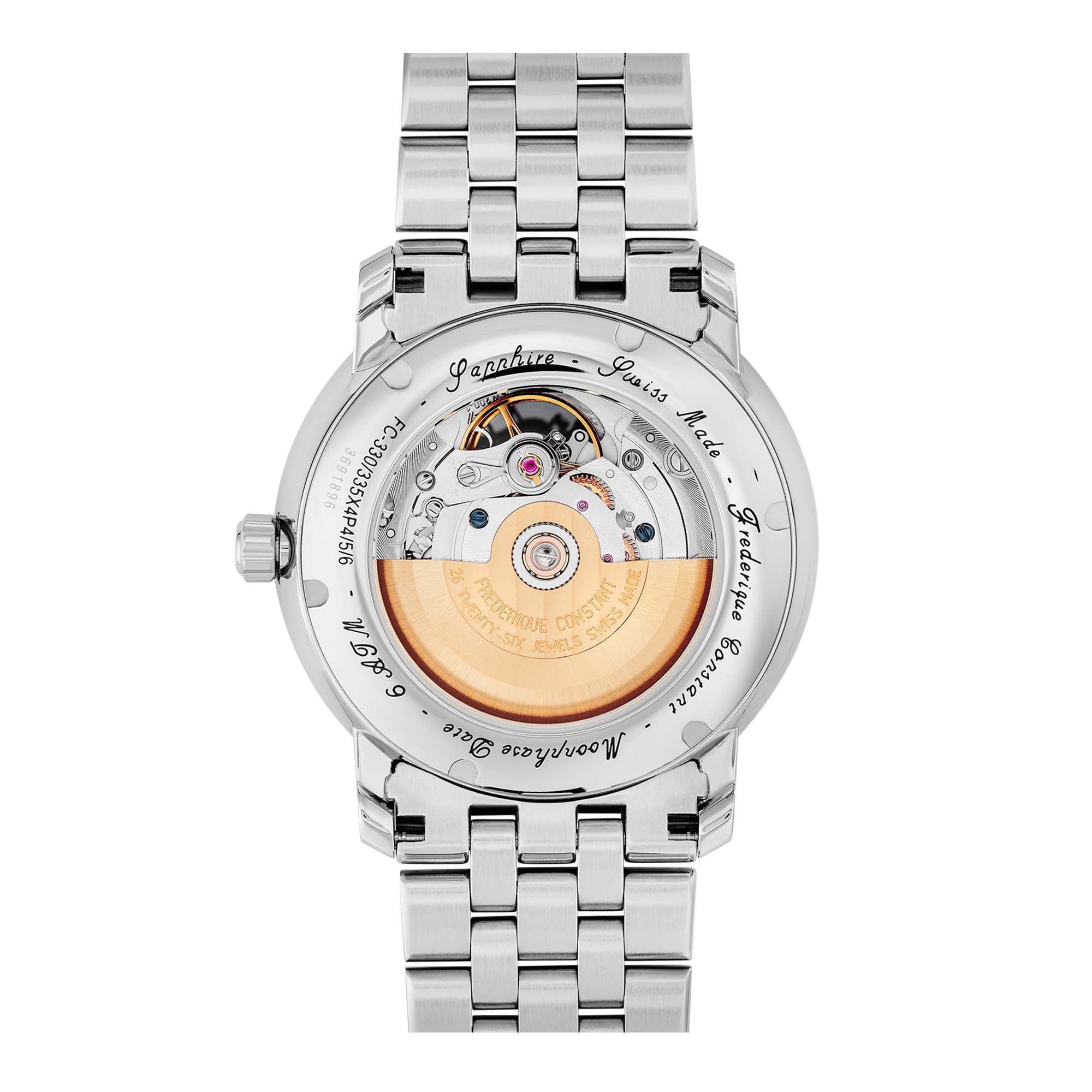 Frederique Constant Classics Mondphase (FC-335MC4P6B2) aus Silber