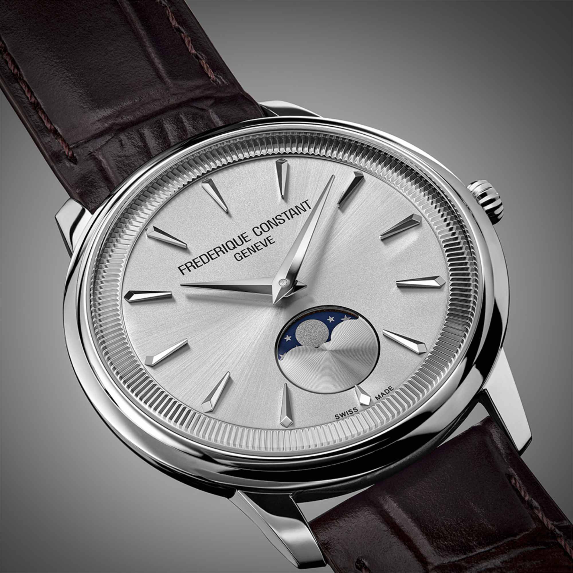 Frederique Constant Classics Moneta Moonphase (FC-206S3S6) aus Silber