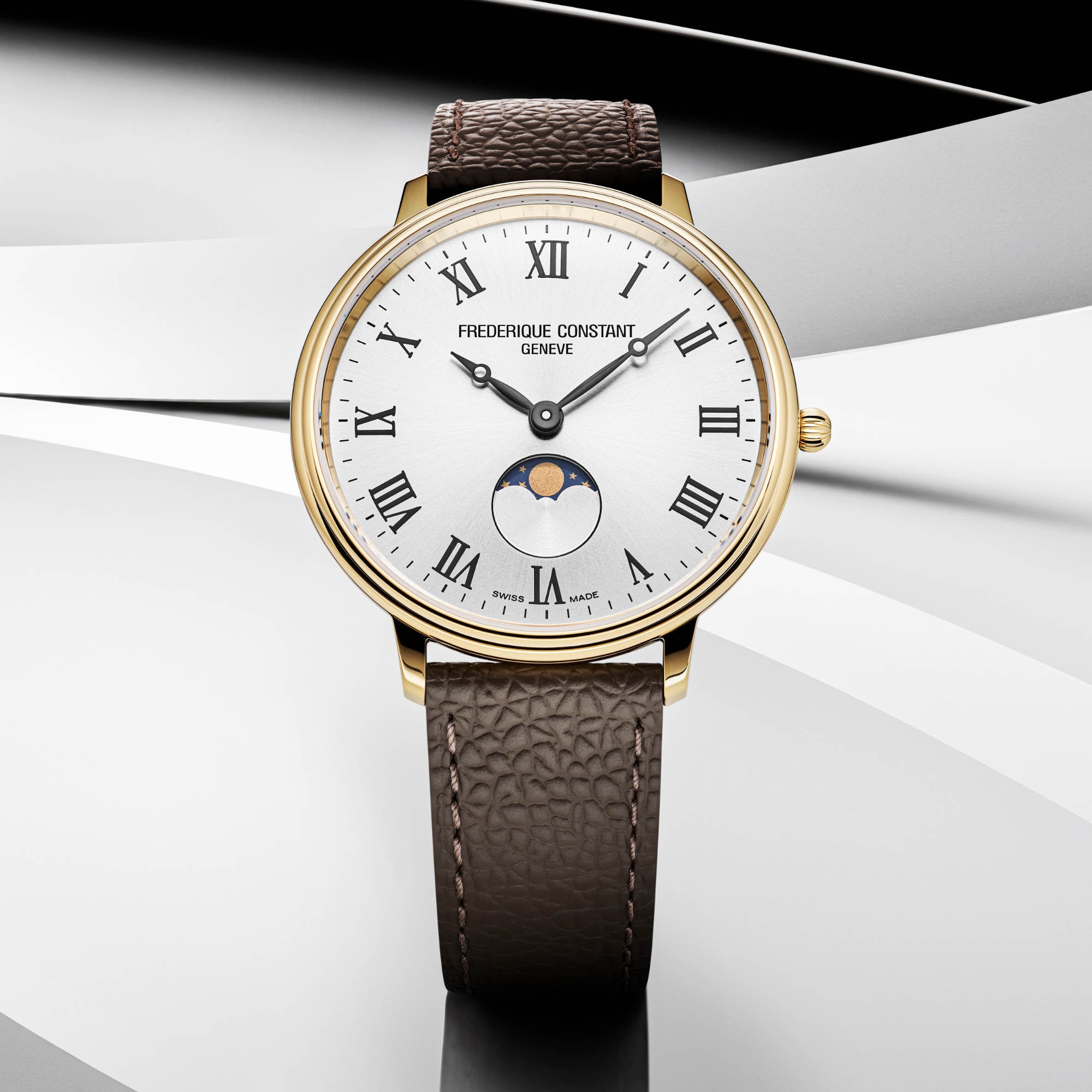 Frederique Constant Classics Quartz Moonphase (FC-206RS3S5) aus Silber