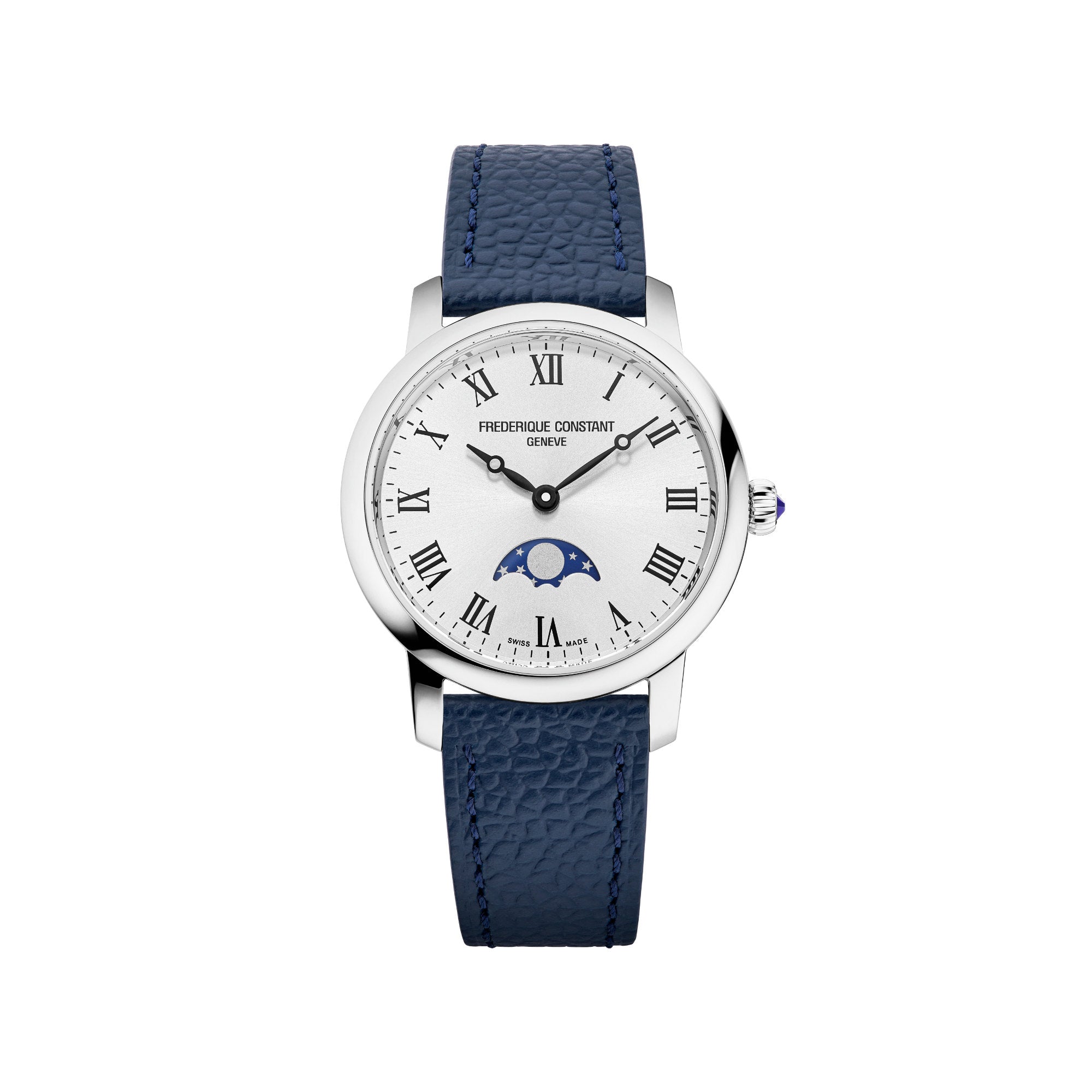 Frederique Constant Classics Slimline Ladies Moonphase (FC-206RS1S6) aus Silber