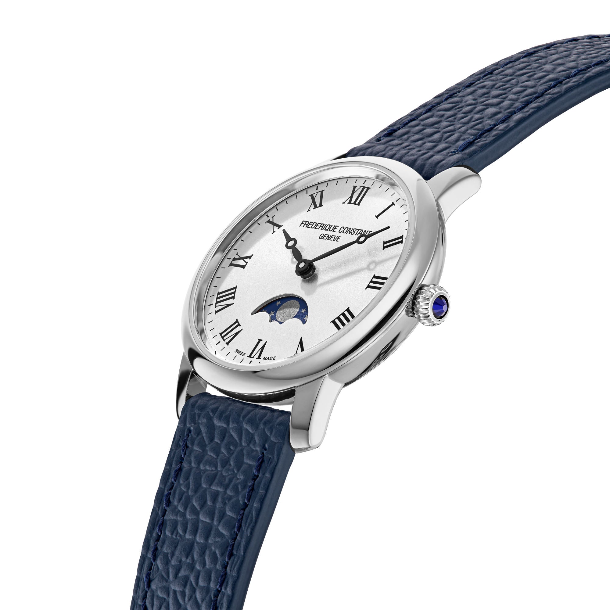Frederique Constant Classics Slimline Ladies Moonphase (FC-206RS1S6) aus Silber
