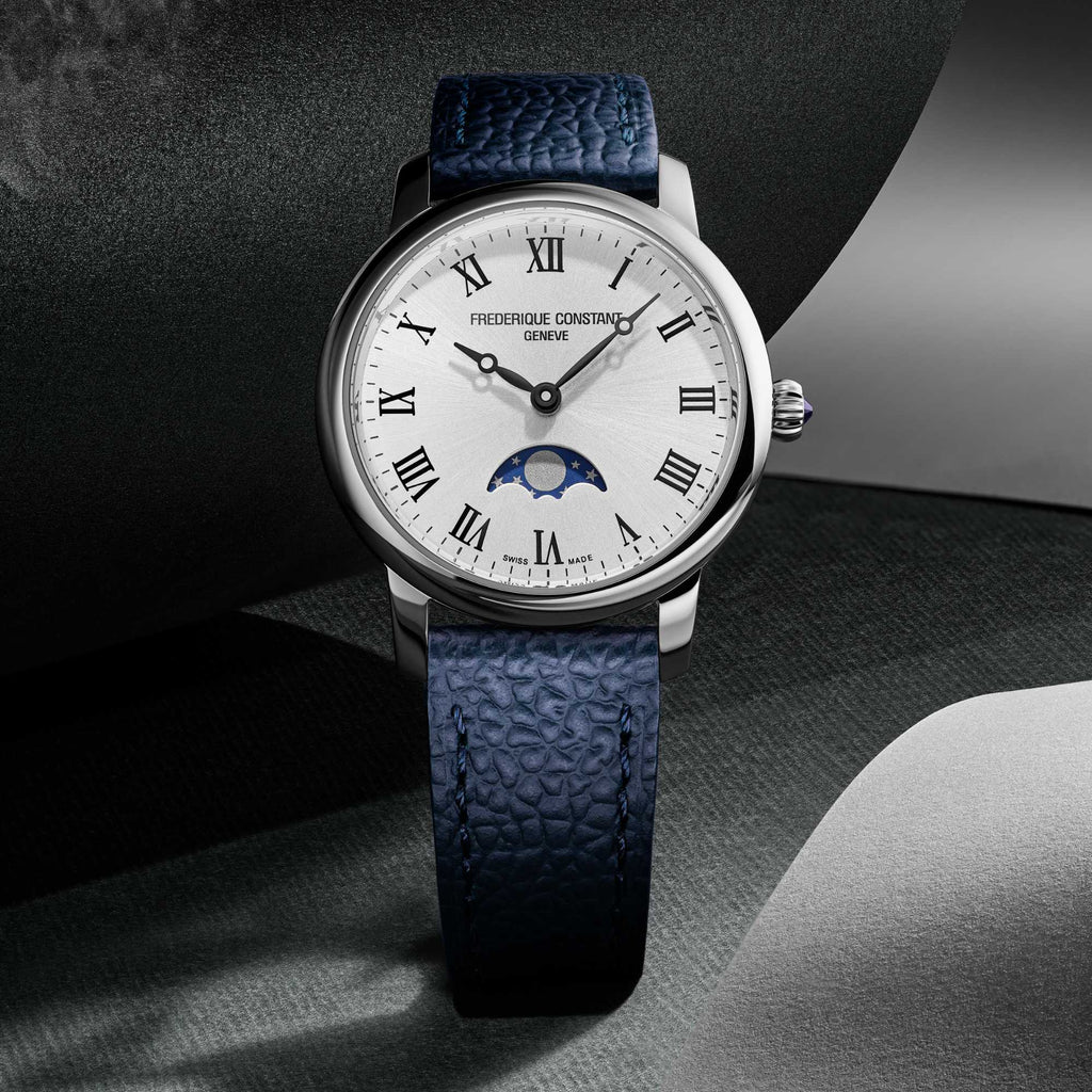 Frederique Constant Classics Slimline Ladies Moonphase (FC-206RS1S6) aus Silber
