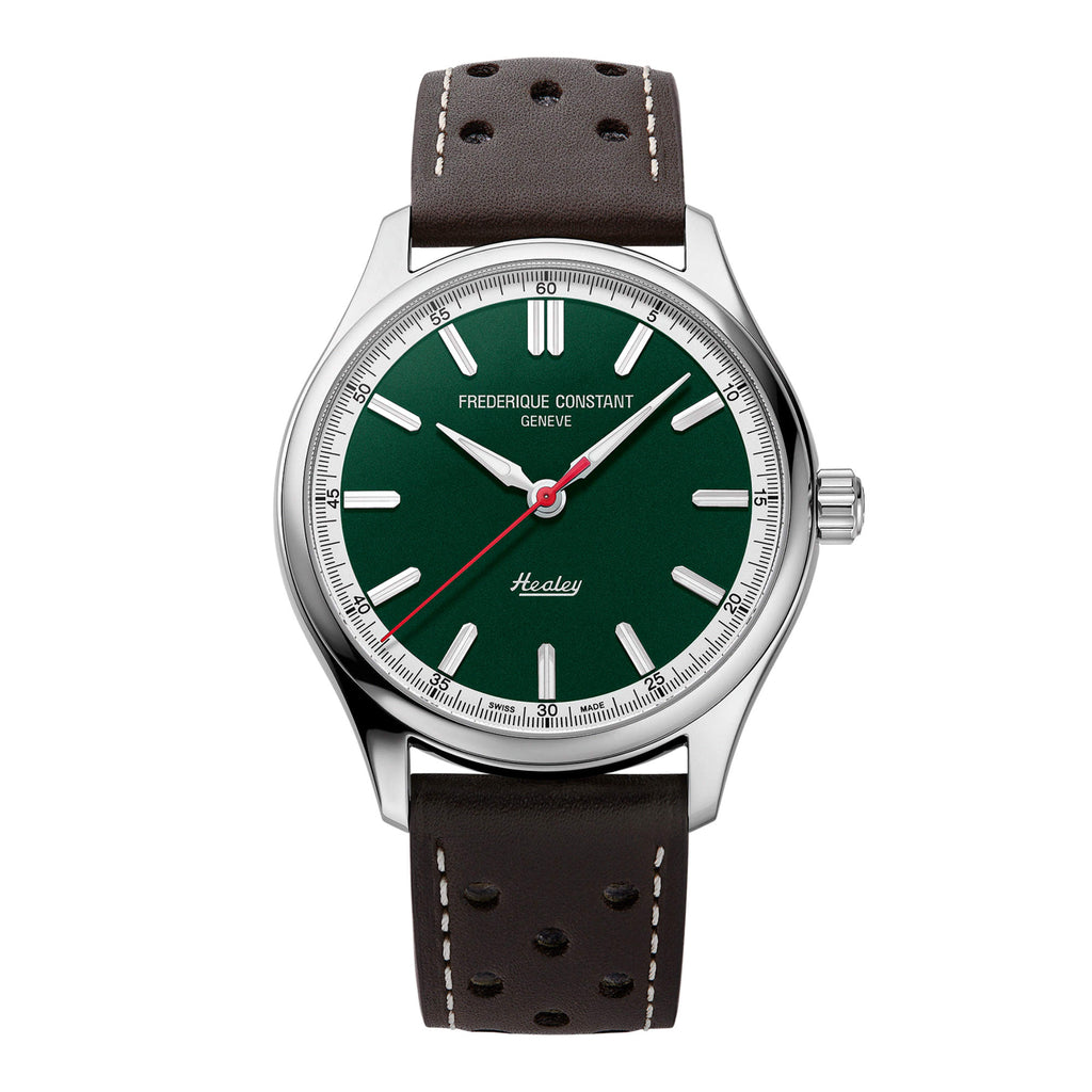 Frederique Constant Classics Vintage Rally Healey Automatic (FC-301HGRS5B26) aus Leder, Edelstahl