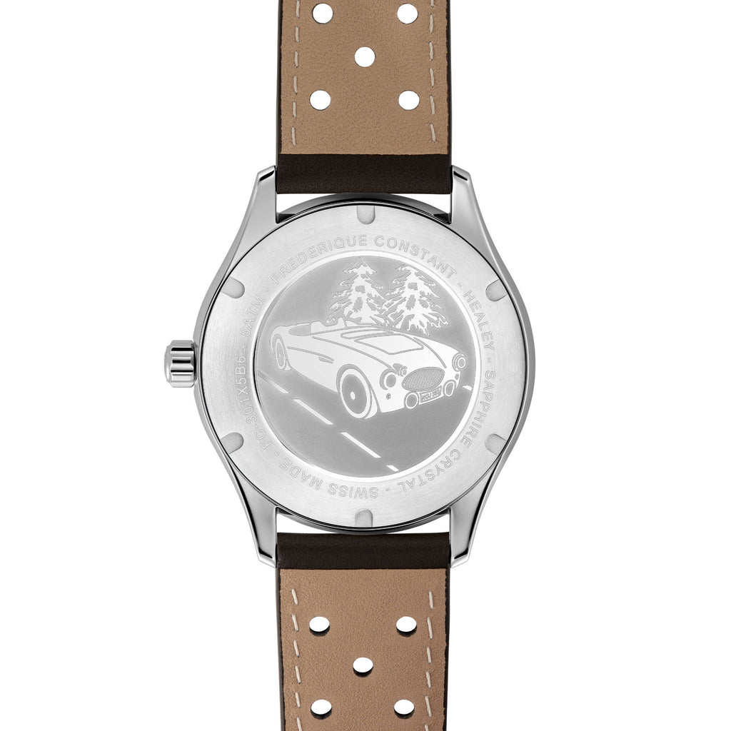 Frederique Constant Classics Vintage Rally Healey Automatic (FC-301HGRS5B26) aus Leder, Edelstahl