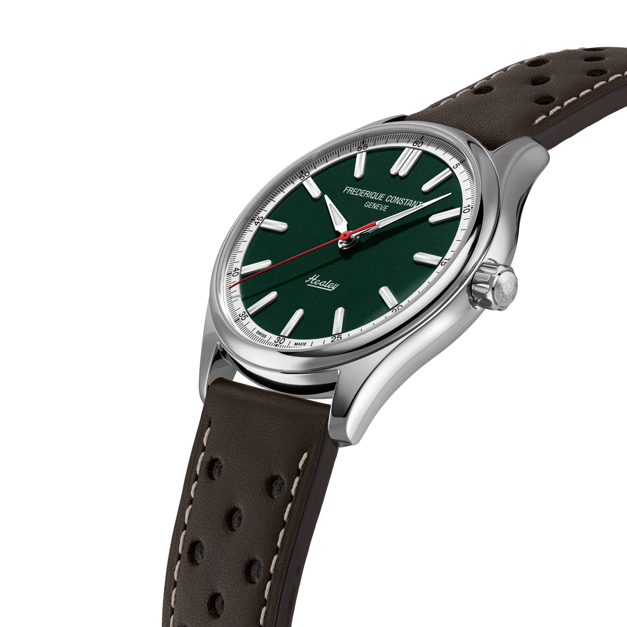 Frederique Constant Classics Vintage Rally Healey Automatic (FC-301HGRS5B26) aus Leder, Edelstahl