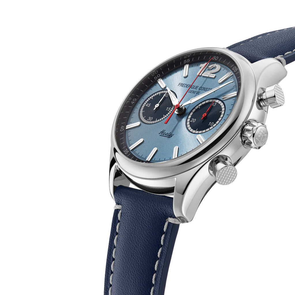 Frederique Constant Classics Vintage Rally Healey Automatic (FC-397HLBN5B6) aus Leder, Edelstahl