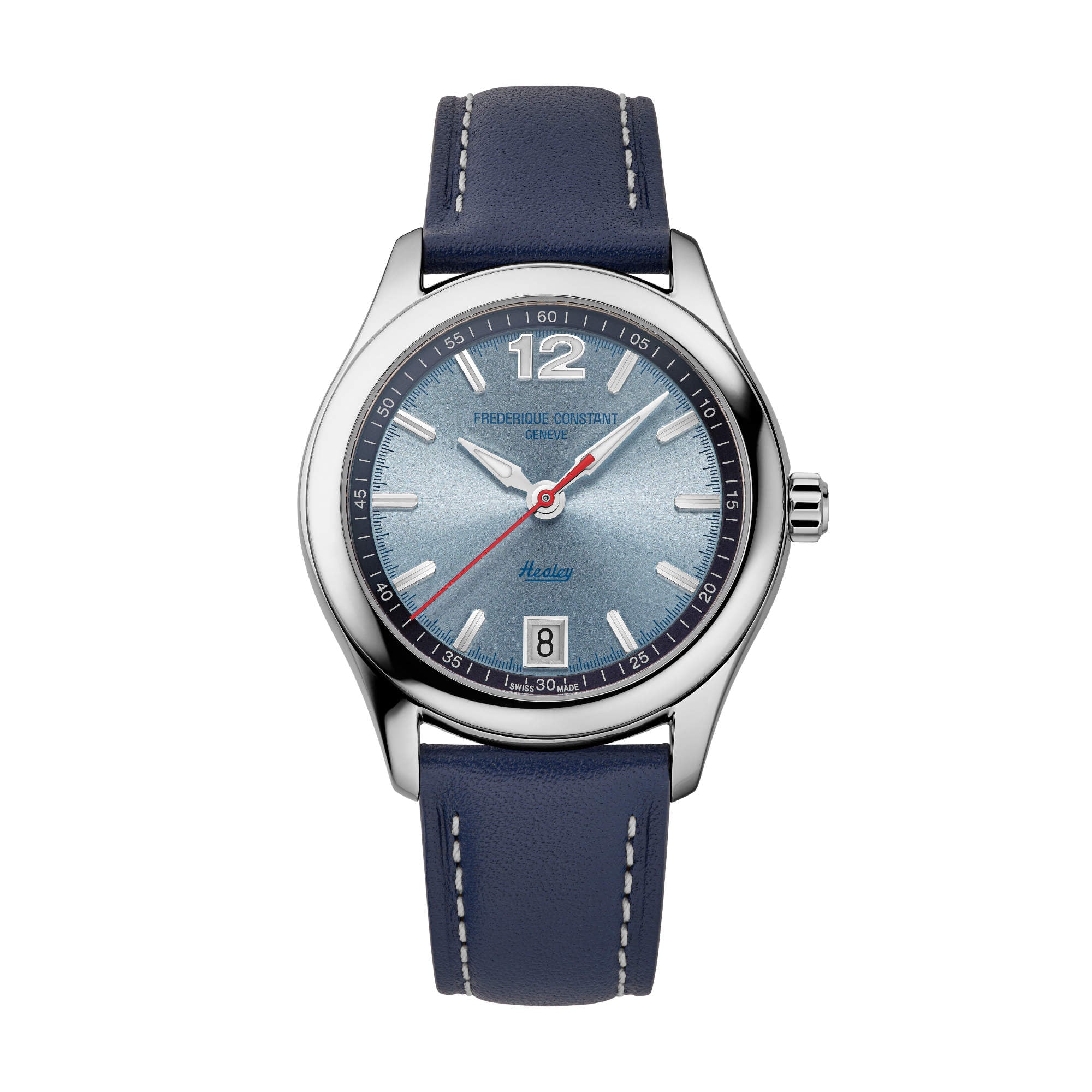 Frederique Constant Classics Vintage Rally Healey Automatik (FC-303HLBN3B6) aus Leder, Edelstahl