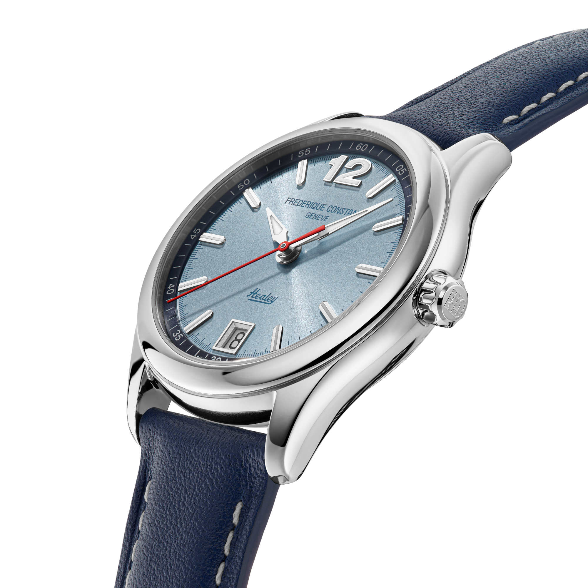Frederique Constant Classics Vintage Rally Healey Automatik (FC-303HLBN3B6) aus Leder, Edelstahl