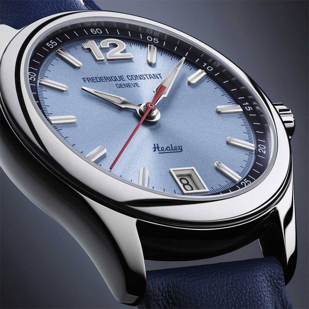 Frederique Constant Classics Vintage Rally Healey Automatik (FC-303HLBN3B6) aus Leder, Edelstahl
