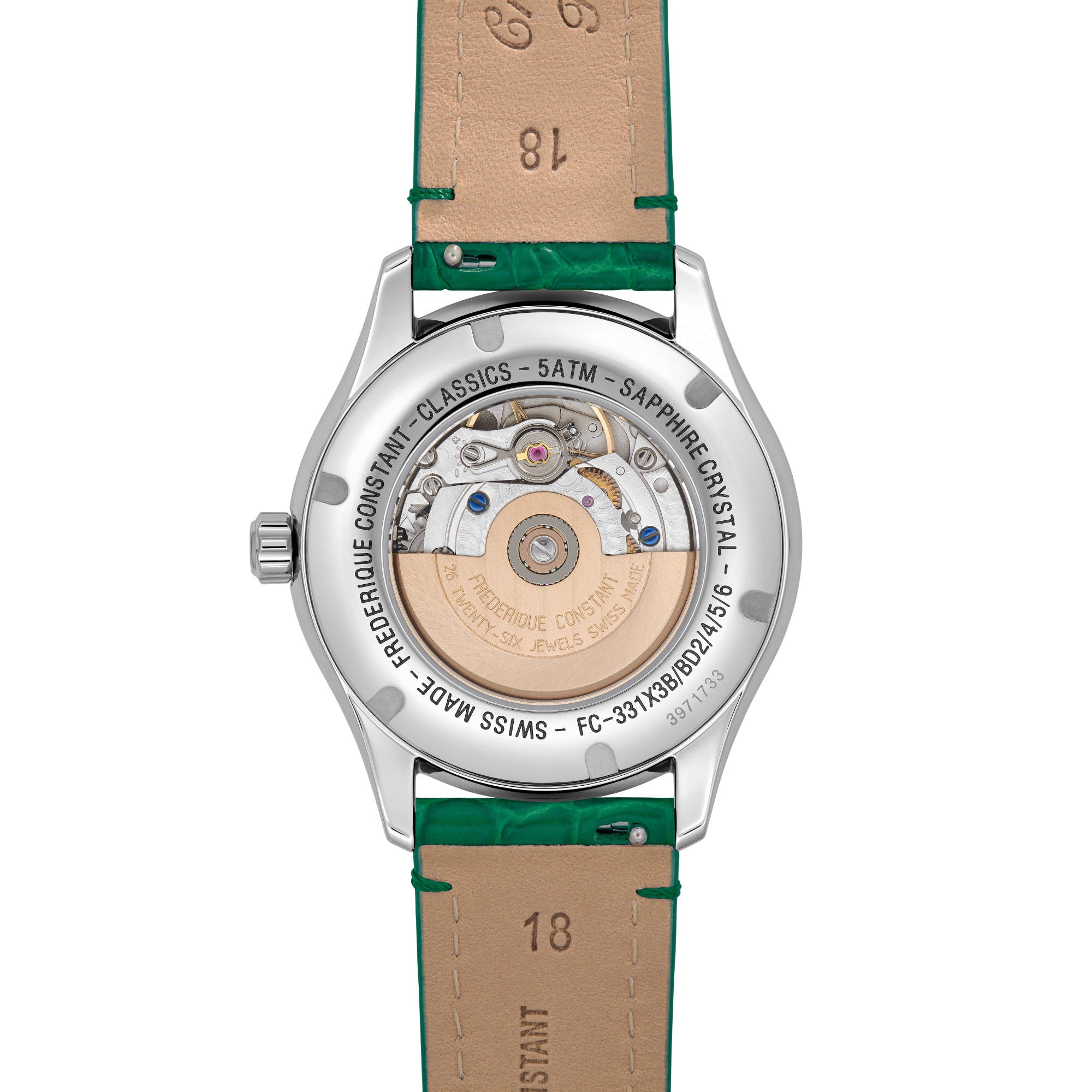 Frederique Constant Elegance Luna (FC-331MPWGRD3BD6) aus Edelstahl mit Diamant und Perlmutt
