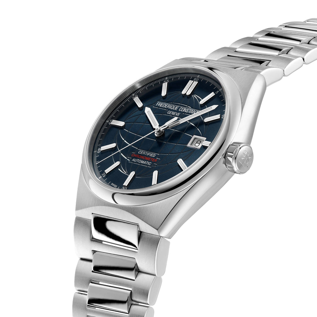 Frederique Constant Highlife Automatic Cosc (FC-303BL3NH6B) aus Edelstahl mit Rubin