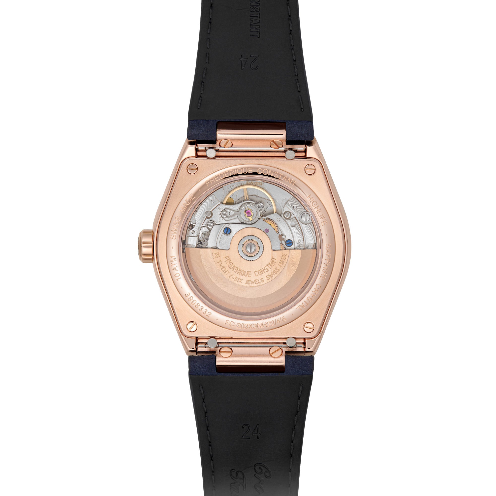 Frederique Constant Highlife Automatic COSC (FC-303N3NH4) aus Leder, Edelstahl
