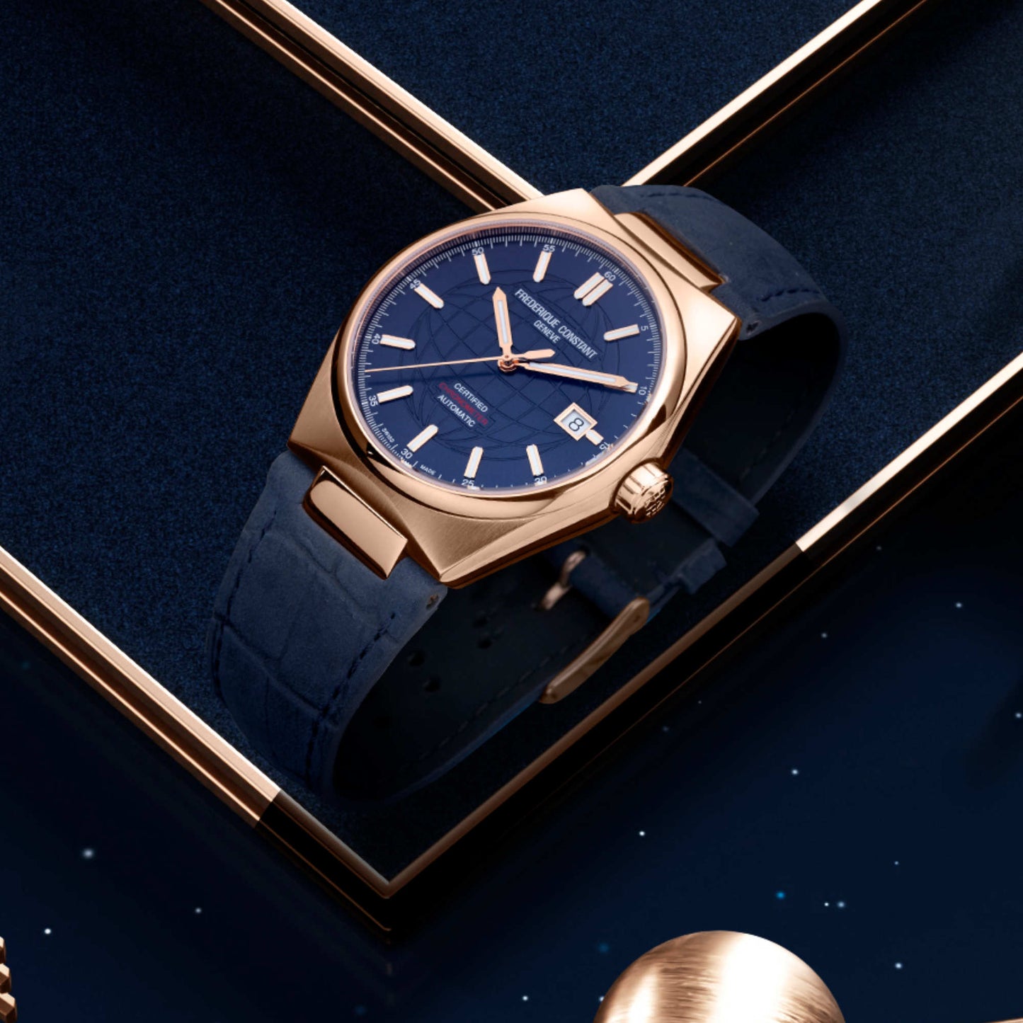 Highlife Automatic COSC, Leder von Frederique Constant (FC-303N3NH4)