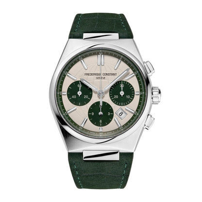 Highlife Chronograph Automatik, Leder von Frederique Constant (FC-391SGR4NH6)