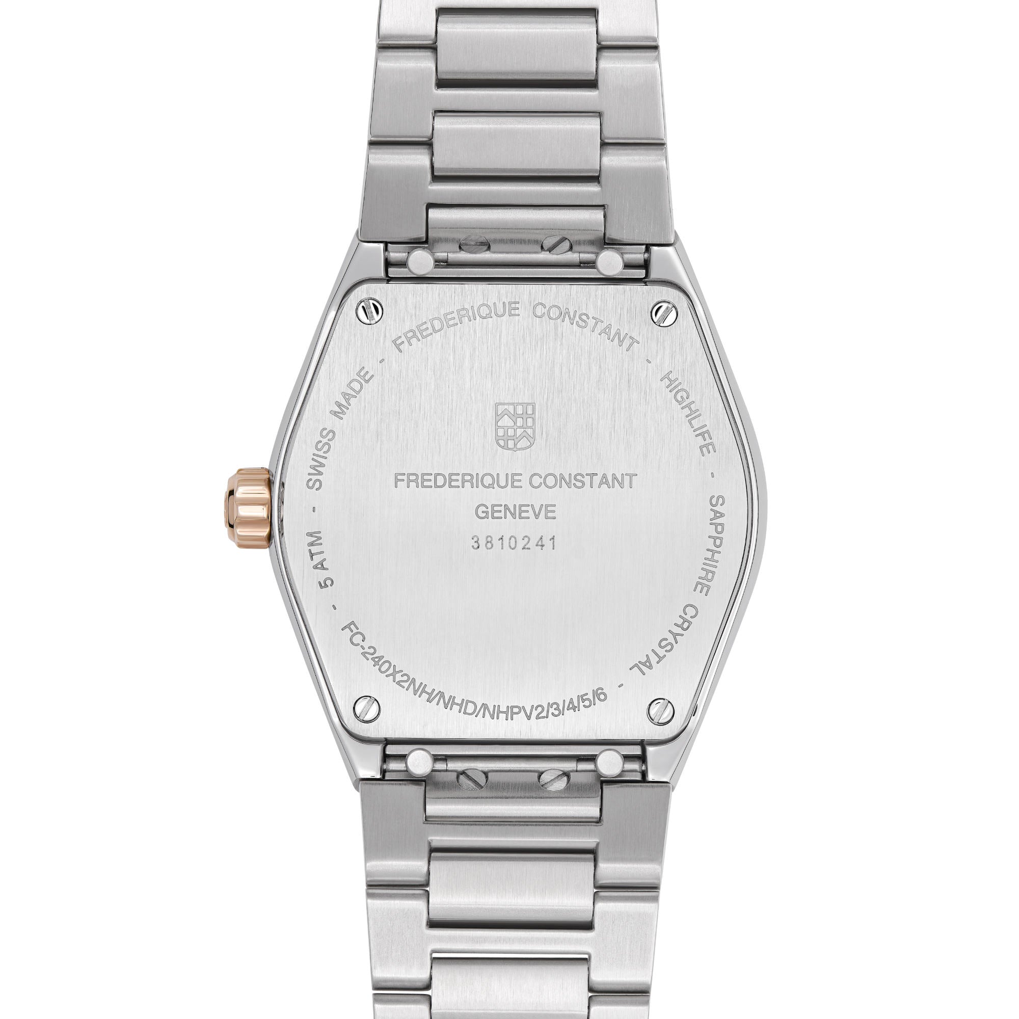 Frederique Constant Highlife Damen Quarz (FC-240MPWD2NH22B) aus Edelstahl mit Diamant und Perlmutt