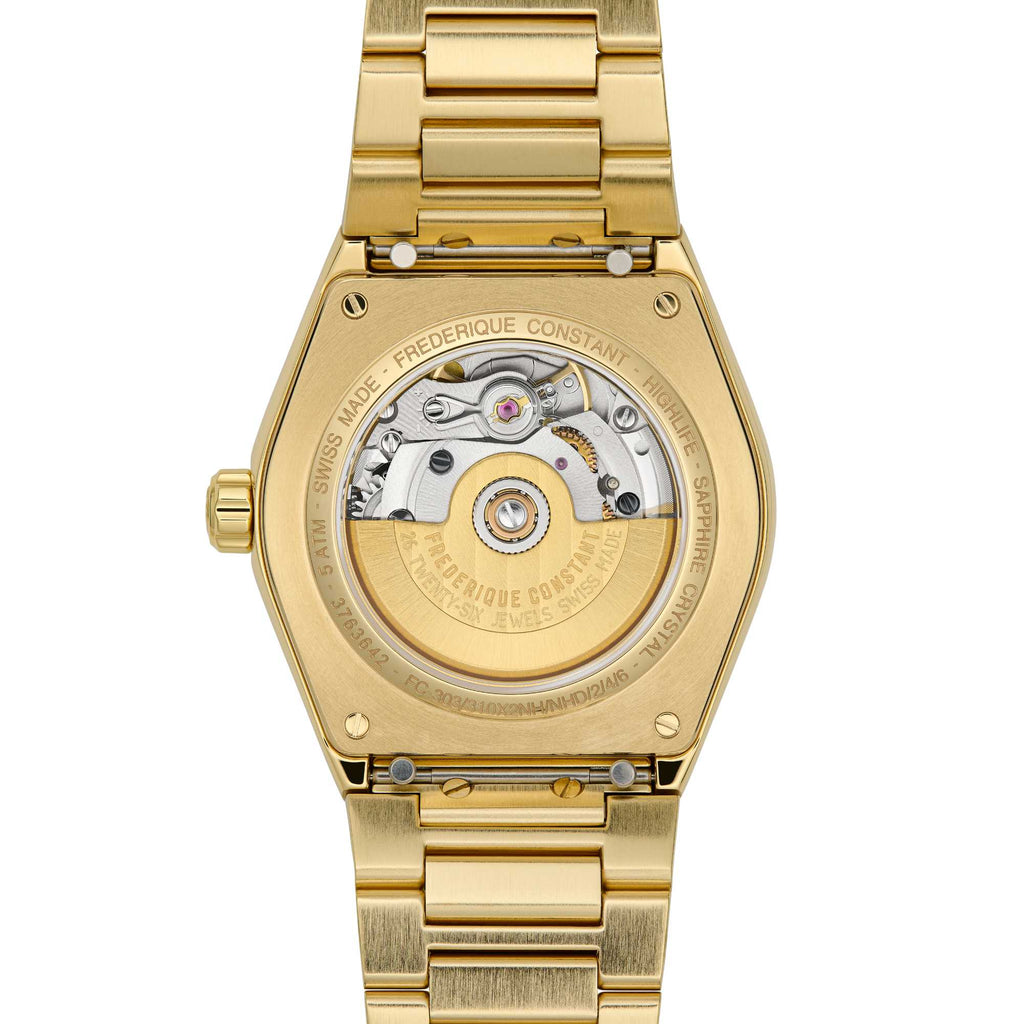 Frederique Constant Highlife Ladies Automatic (FC-303VD2NH5B) aus Silber mit Diamant