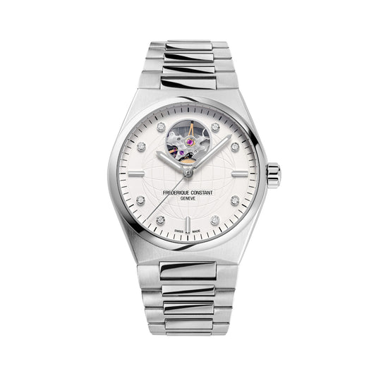 Highlife Ladies Automatic Heart Beat, Edelstahl • Diamant von Frederique Constant (FC-310SD2NH6B)