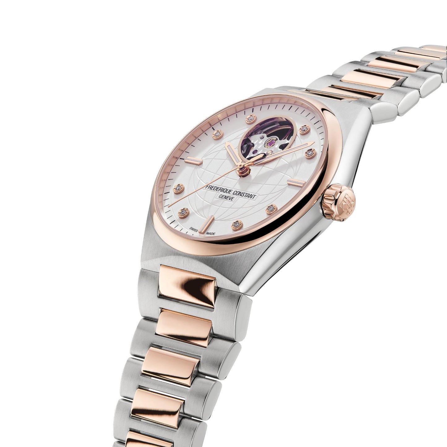 Highlife Ladies Automatic Heart Beat, Edelstahl • Diamant von Frederique Constant (FC-310VD2NH2B)