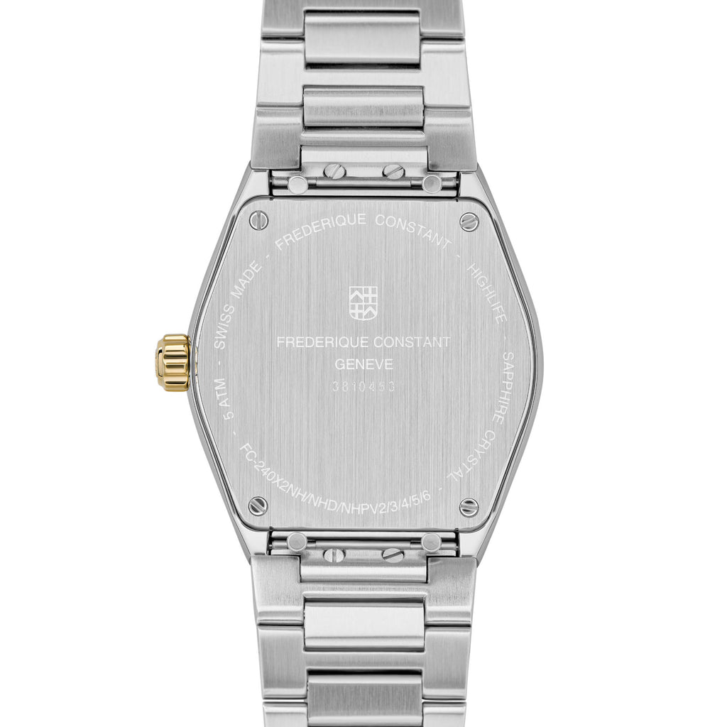 Frederique Constant Highlife Ladies Quartz (FC-240VD2NH3B) aus Silber mit Diamant