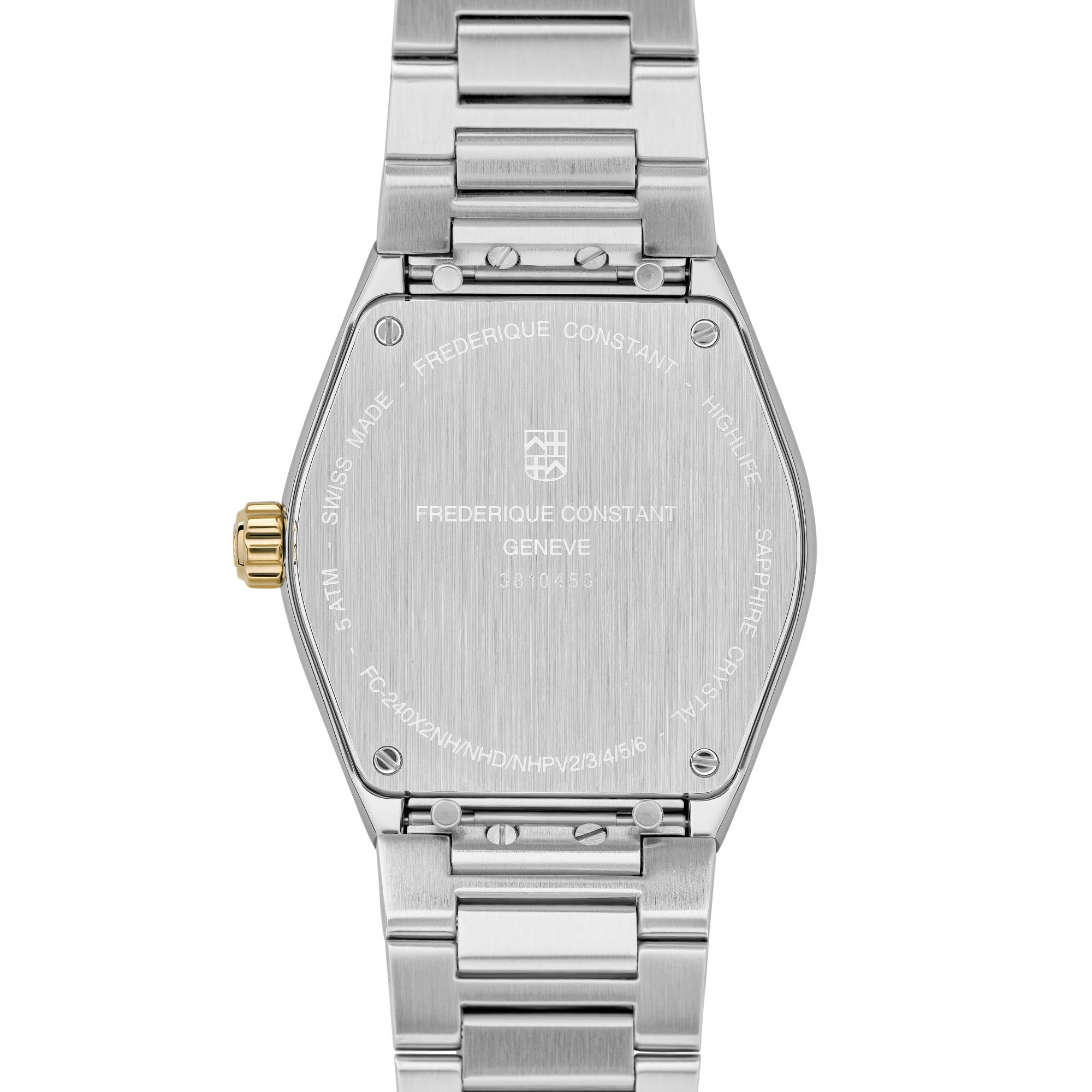 Frederique Constant Highlife Ladies Quartz (FC-240VD2NH3B) aus Silber mit Diamant