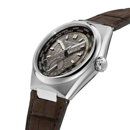 Highlife Worldtimer Manufacture, Leder von Frederique Constant (FC-718C4NH6)