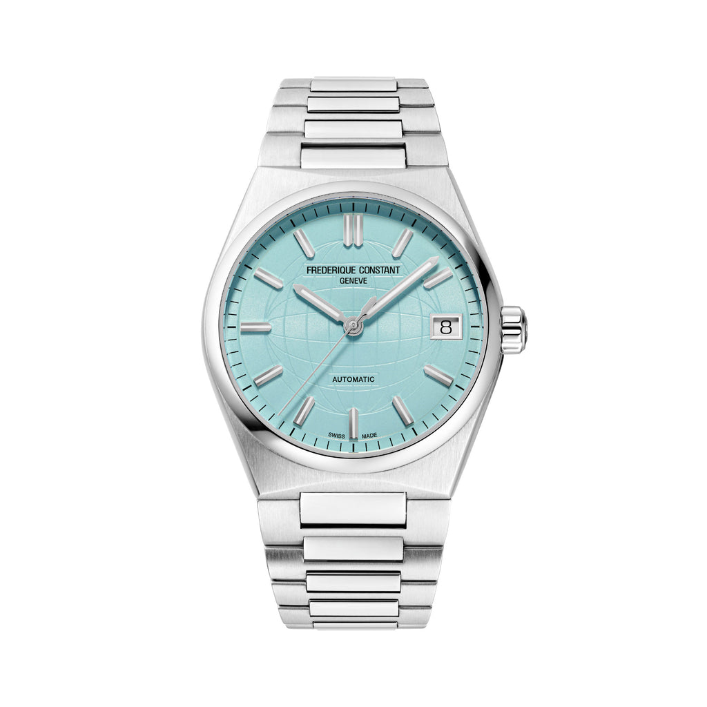 Frederique Constant Ladies Automatic (FC-303LB2NH6B) aus Edelstahl mit Türkis