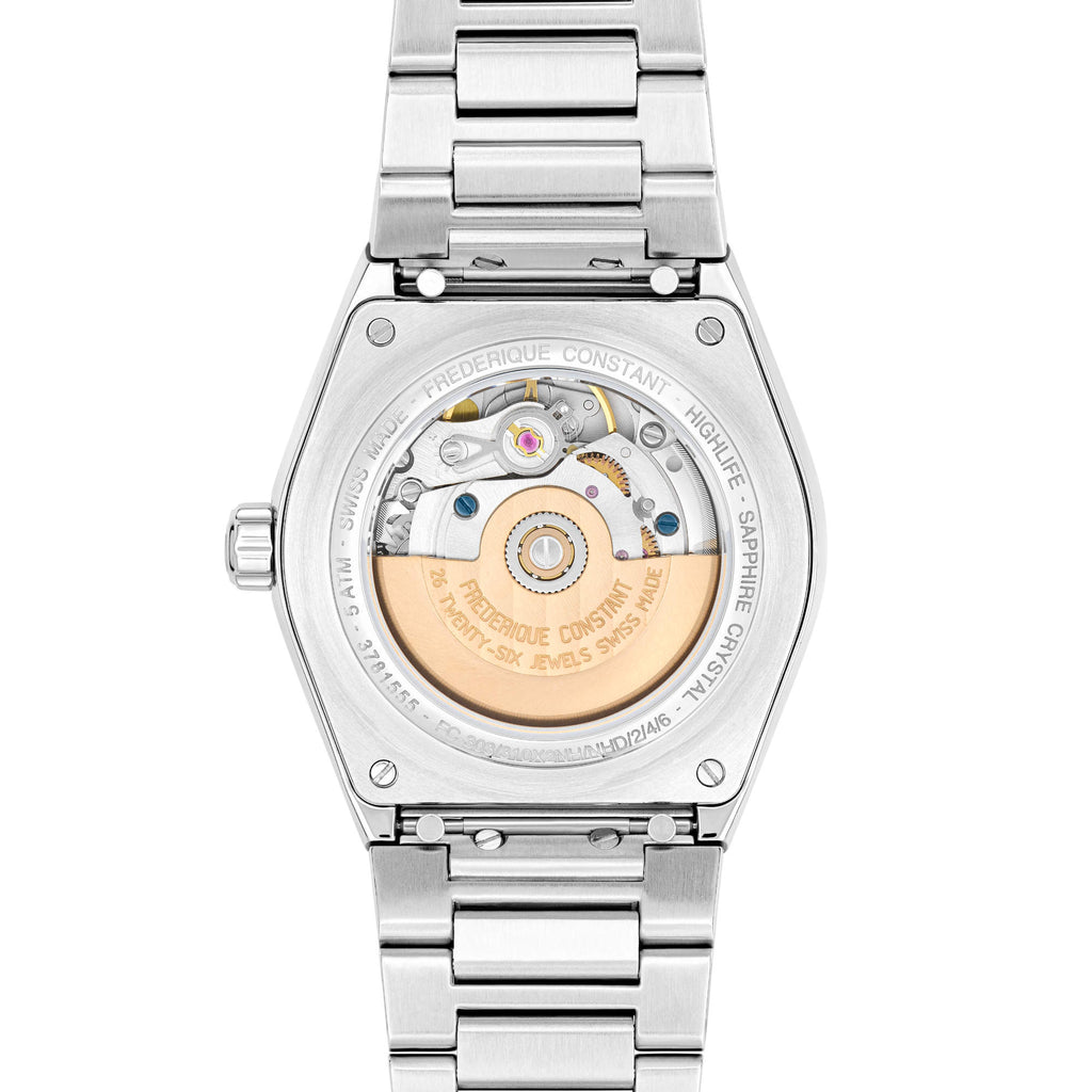 Frederique Constant Ladies Automatic (FC-303LB2NH6B) aus Edelstahl mit Türkis