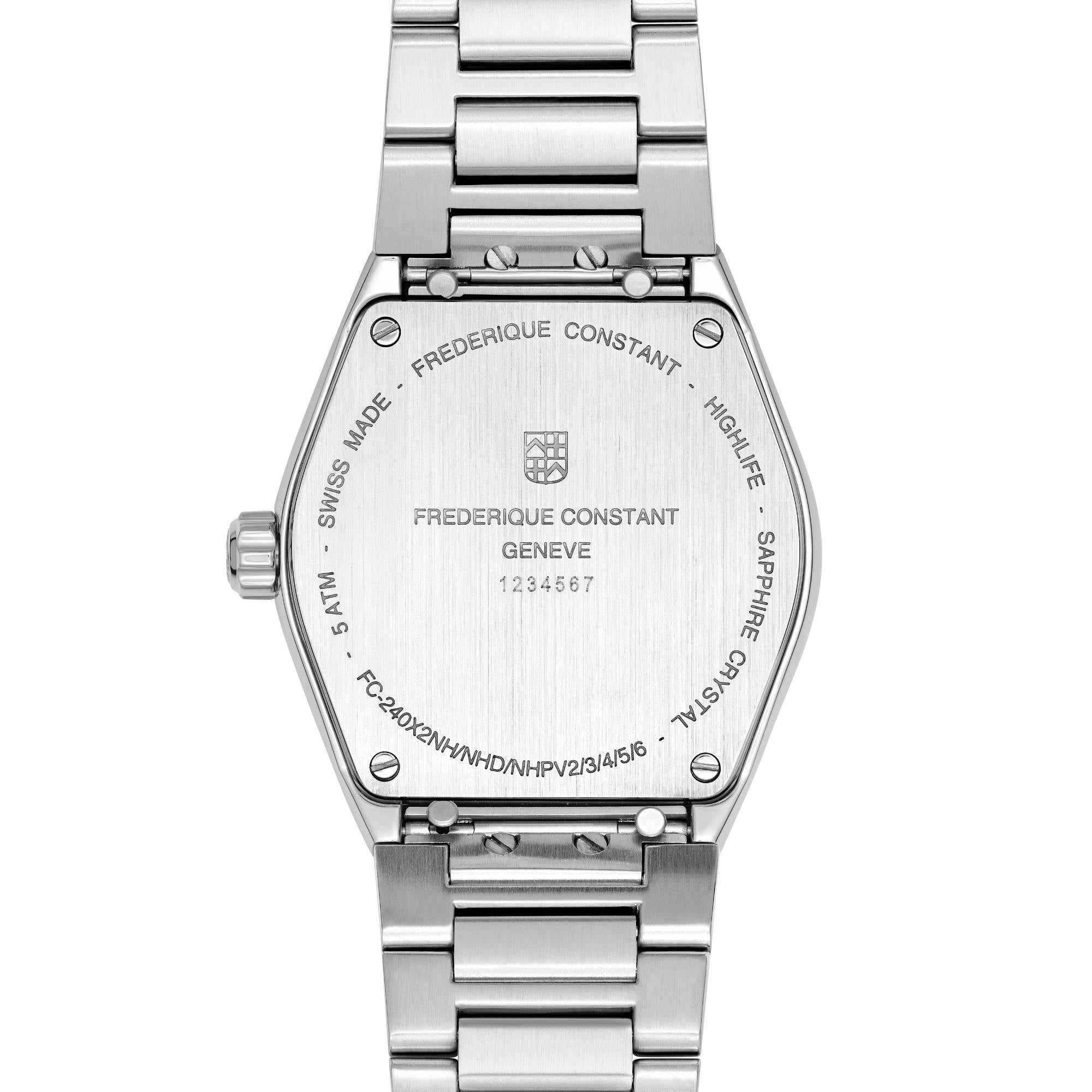 Frederique Constant Ladies Quartz (FC-240LND2NH26B) aus Edelstahl mit Diamant