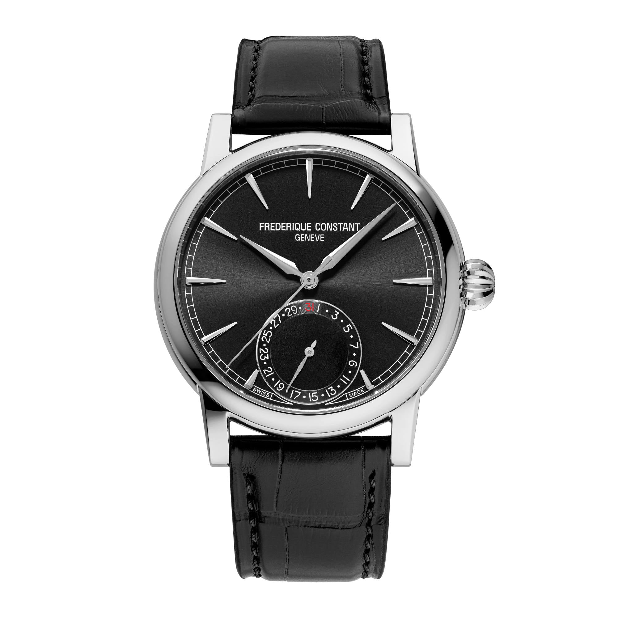 Frederique Constant Manufacture Classic Date (FC-706B3H6) aus Leder, Edelstahl