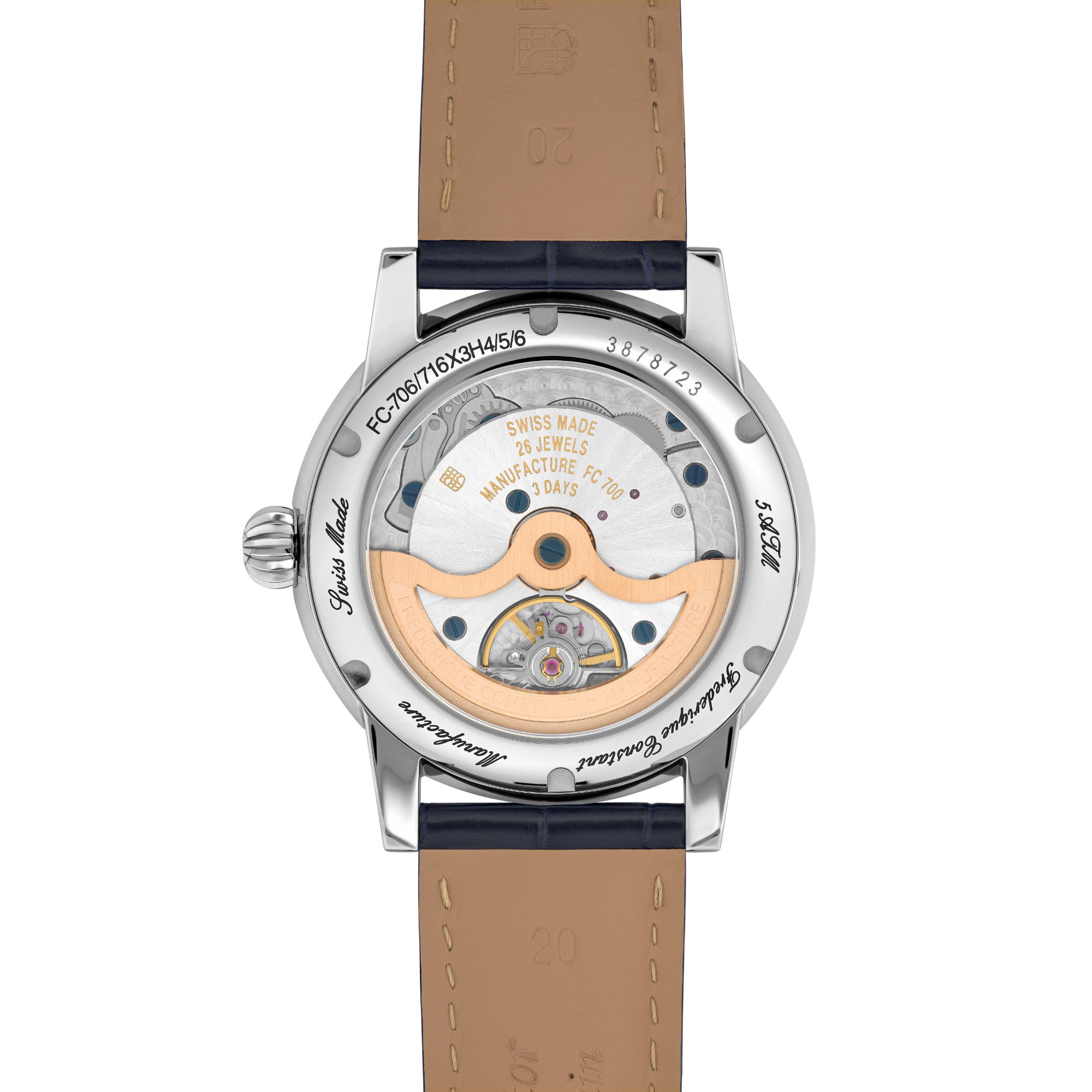 Frederique Constant Manufacture Classic Date (FC-706S3H6) aus Silber