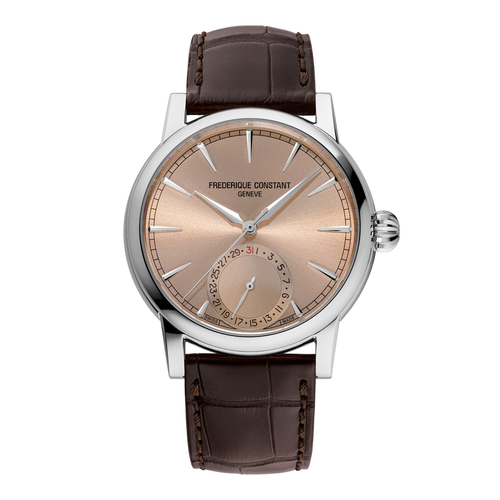 Frederique Constant Manufacture Classic Date (FC-706SAL3H6) aus Leder, Edelstahl