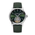 Frederique Constant Manufacture Classic Tourbillon (FC-980GR3H6) aus Leder, Edelstahl