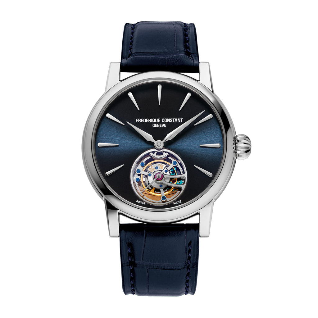 Frederique Constant Manufacture Classic Tourbillon (FC-980N3H6) aus Leder, Edelstahl