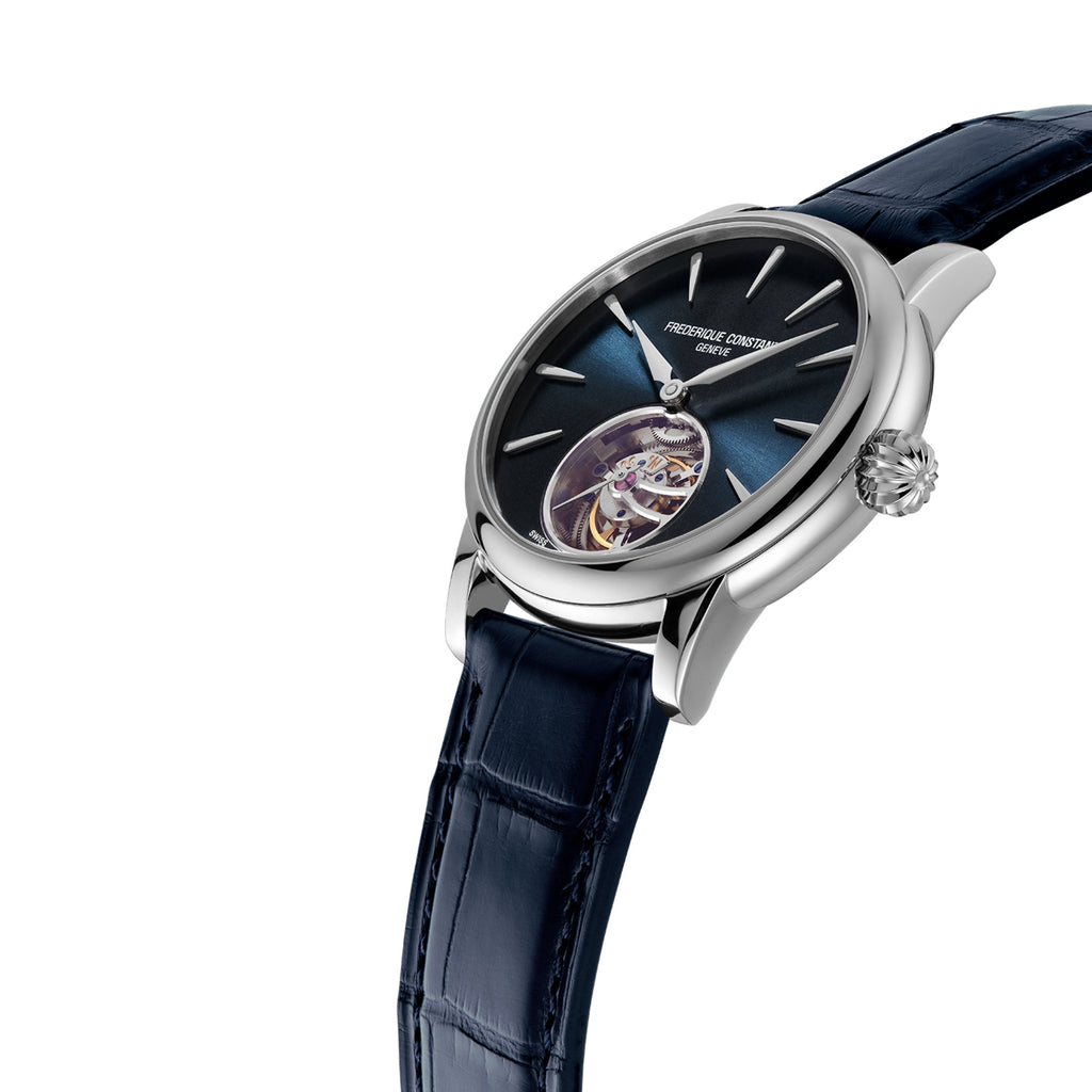 Frederique Constant Manufacture Classic Tourbillon (FC-980N3H6) aus Leder, Edelstahl