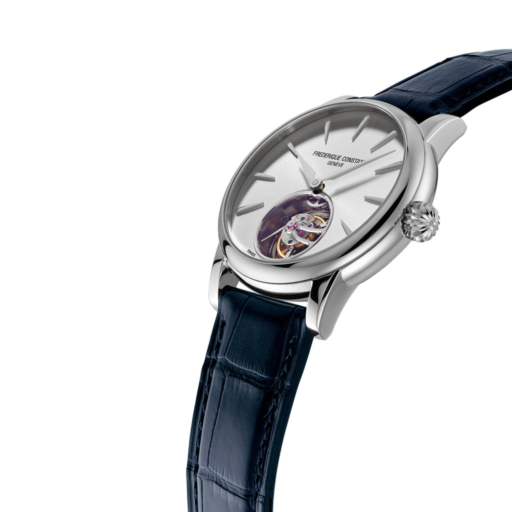 Frederique Constant Manufacture Classic Tourbillon (FC-980S3H6) aus Leder, Edelstahl